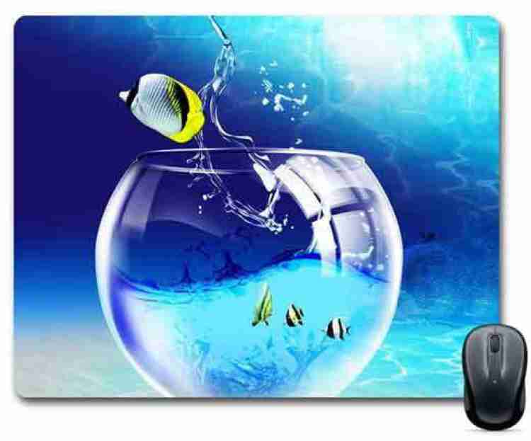 FABTODAY Designer Fish Aquarium Anti-Skid Mouse Pad for Desktop, Laptop,  Computer and Gaming (Product ID - 0067) Mousepad - FABTODAY 