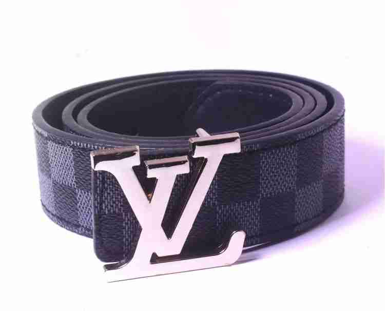 Black lv belt hotsell mens
