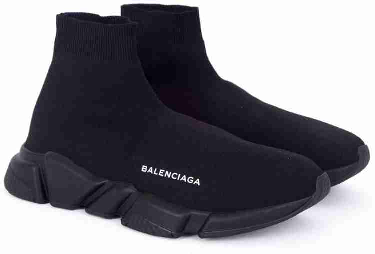 BALENCIAGA Speed Trainer Triple Black Sneakers For Men Buy BALENCIAGA Speed Trainer Triple Black Sneakers For Men Online at Best Price Shop Online for Footwears in India Flipkart