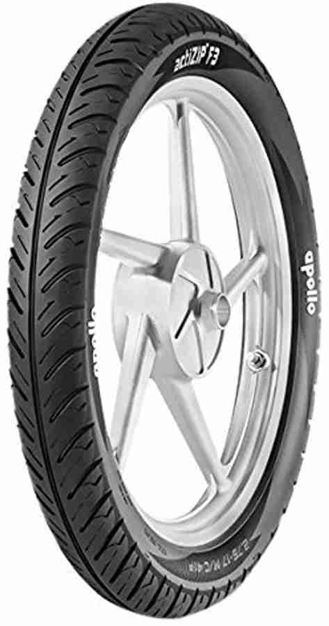 Apollo ACTIZIP F3 2 75 17 TT Front Alloy Iron Bajaj TVS Discover Platina CT 100 Motorbike Tyre Rim Price in India Buy Apollo ACTIZIP F3 2 75 17 TT Front Alloy Iron Bajaj TVS