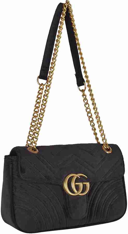 Buy GUCCI Women Black Sling Bag Black Online Best Price in India Flipkart