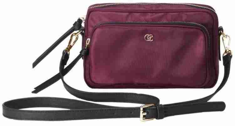 Oriflame Maroon Sling Bag Maroon Travel Easy Sling Bag Maroon Price in India Flipkart