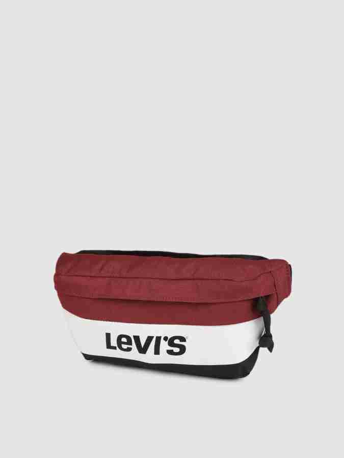 LEVI S Unisex Printed Fanny Pack Waist Pouch Red Price in India Flipkart