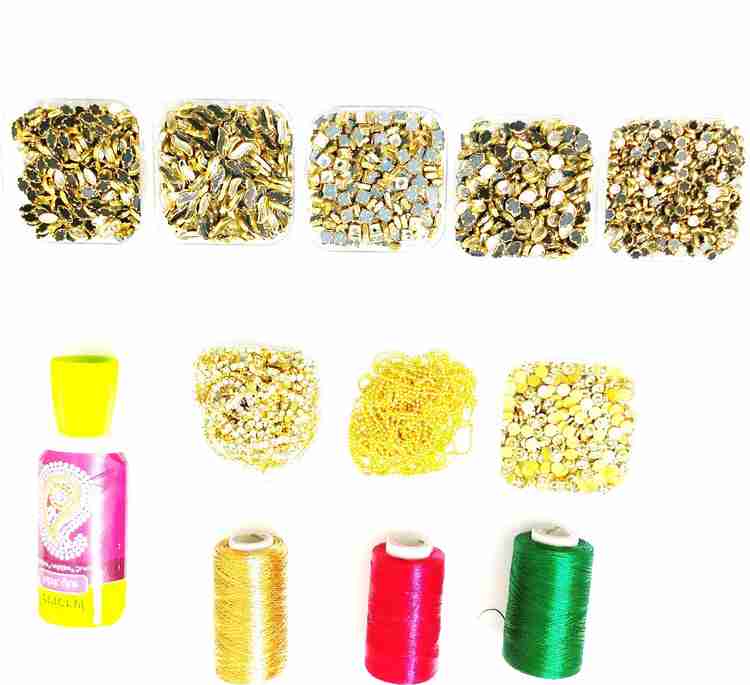 Diva Silk Thread Bangles Making Kit with Storage Box Total 382 pcs with 17 Different Types of Material Silk Thread Bangles Making Kit with Storage Box Total 382