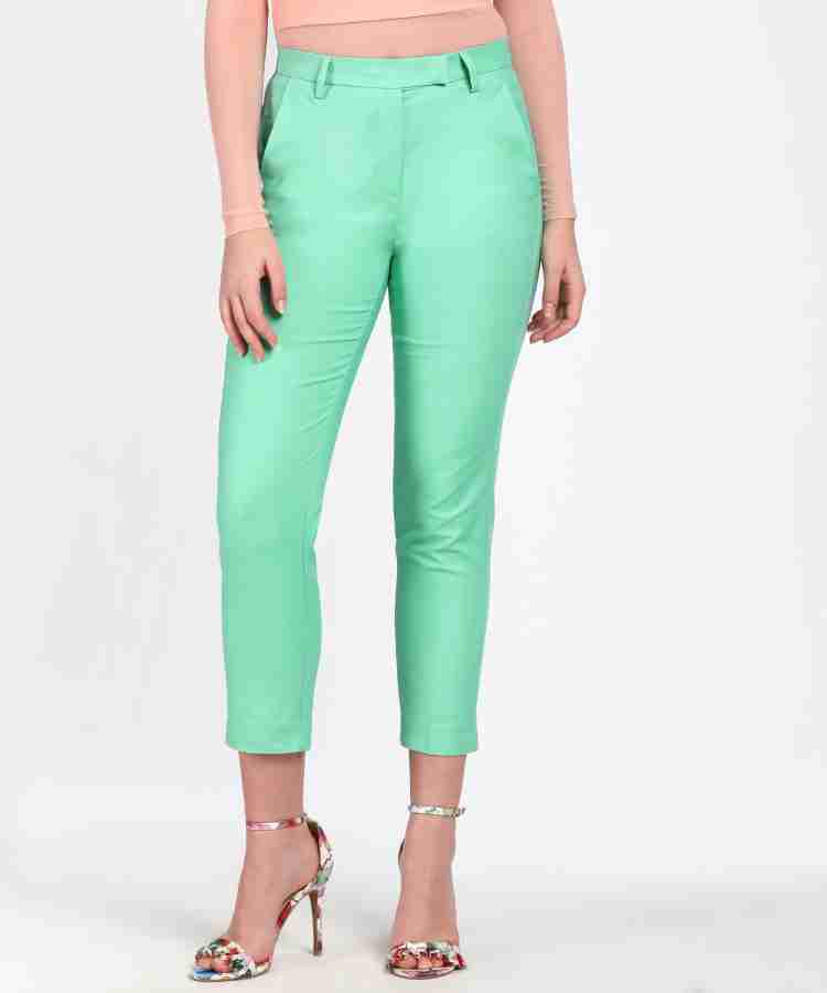 Buy Green Trousers & Pants for Women by Marks & Spencer Online