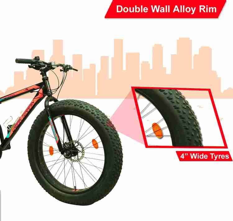 Urban Terrain Beast UT5000FTS26 with 21 Shimano Gear and Installation Services 26 T Fat Tyre Cycle