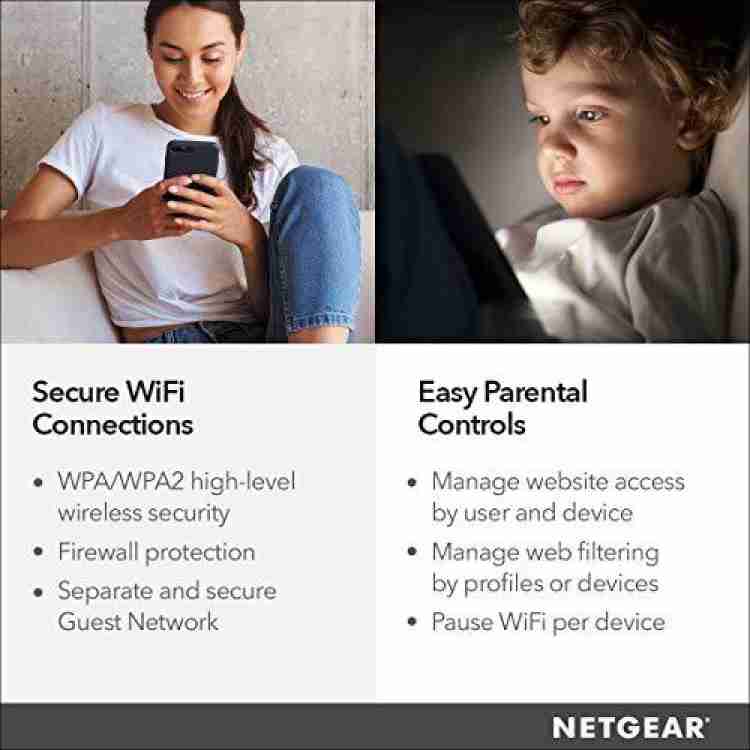 NETGEAR saving WiFi Router (R6230) AC1200 Dual Band Wireless Speed