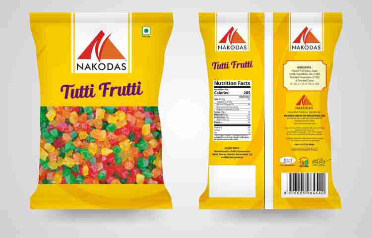 N Nakodas Fresh And Natural Tutti Frutti Mix Pack (Cherry Fresh Fruits)  Topping For Cakes, Ice Cream, Bread And Pastries 900 Grams Pouch :  : Grocery & Gourmet Foods