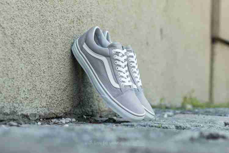 Grey old skool vans mens best sale