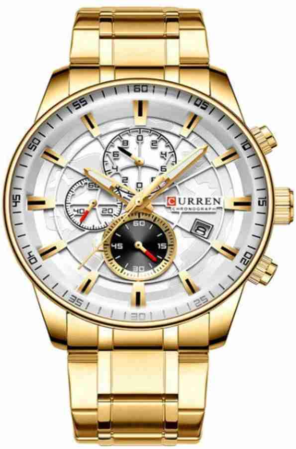 Curren cheap watch gold