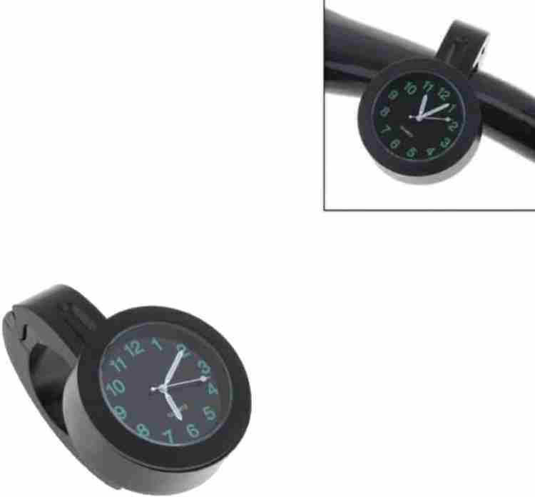 Clock for online bike handlebars