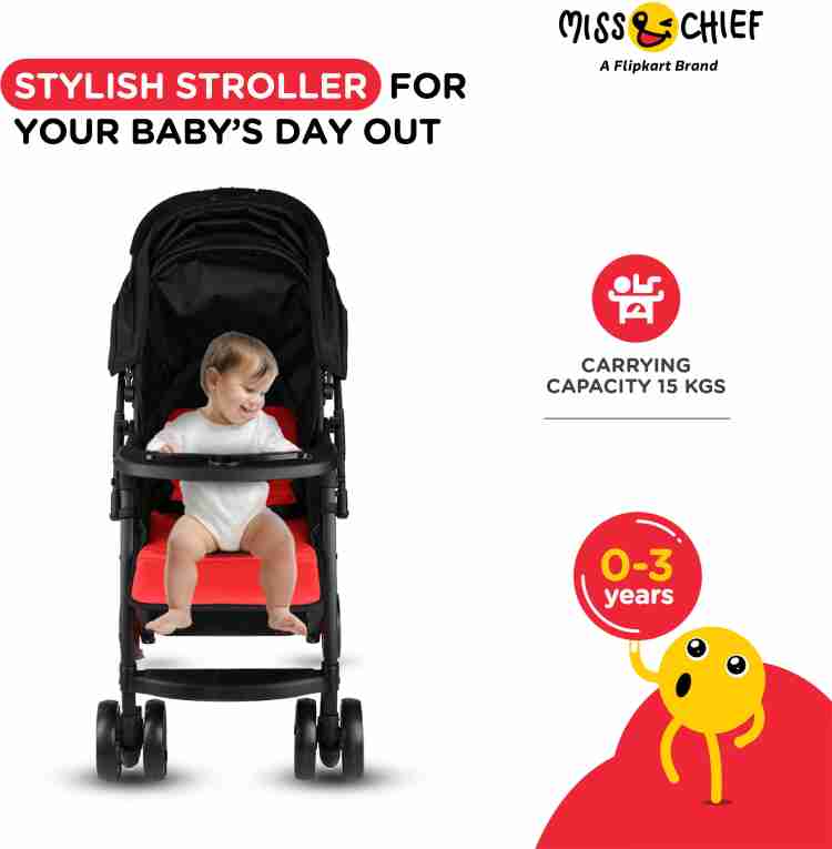 Miss Chief by Flipkart Standard Stroller Buy Stroller for 0 3 years 15 Kg baby in India Flipkart