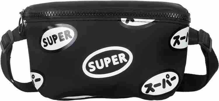 MINISO Waist Bag Sling with Japanese Pattern Pack Pocket for