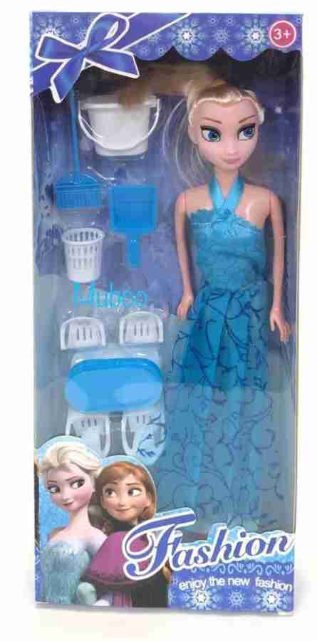 Mubco Frozen Series Elsa Doll Set Accessories Blue Frozen