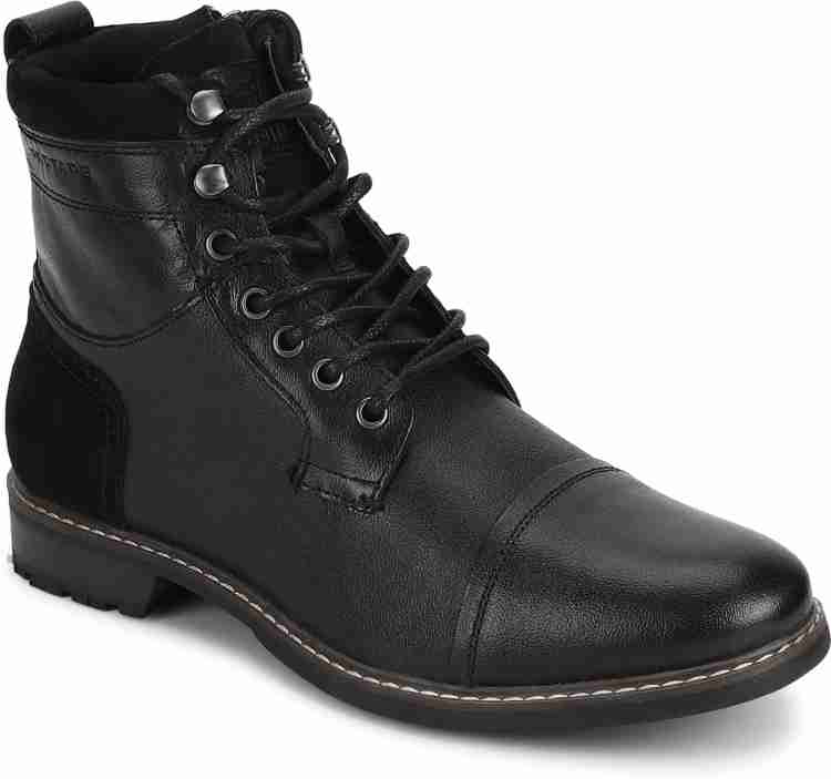 Red tape clearance black boots