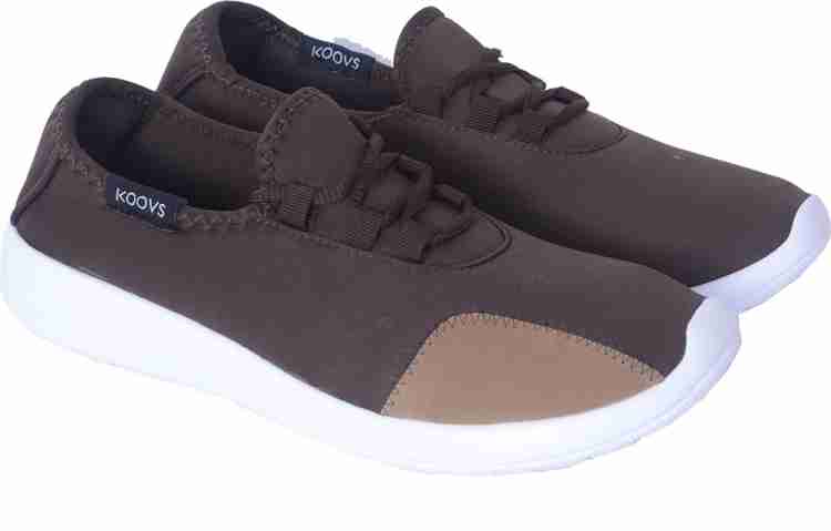 Koovs Men s Running Walking Fashion Casual Shoes Brown Walking Shoes For Men Buy Koovs Men s Running Walking Fashion Casual Shoes Brown Walking Shoes For Men Online at Best Price Shop Online for Footw...