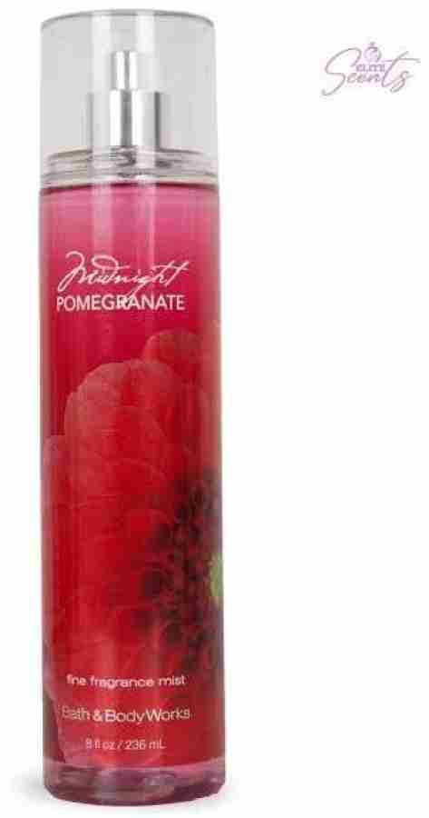 Buy BATH u0026 BODY WORKS Midnight Pomegranate Fine Fragrance Mist Perfume -  236 ml Online In India | Flipkart.com