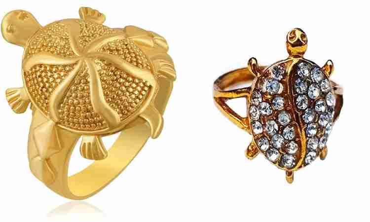 Brass deals tortoise ring