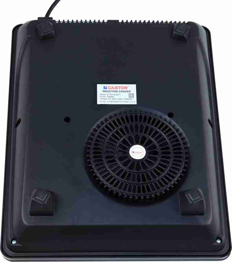 Castor shop induction cooker