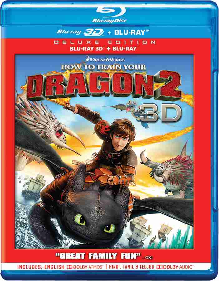 How to Train Your Dragon 2 Deluxe Edition Blu ray 3D Blu ray 2 Disc Price in India Buy How to Train Your Dragon 2 Deluxe Edition Blu ray 3D Blu ray 2 Disc online