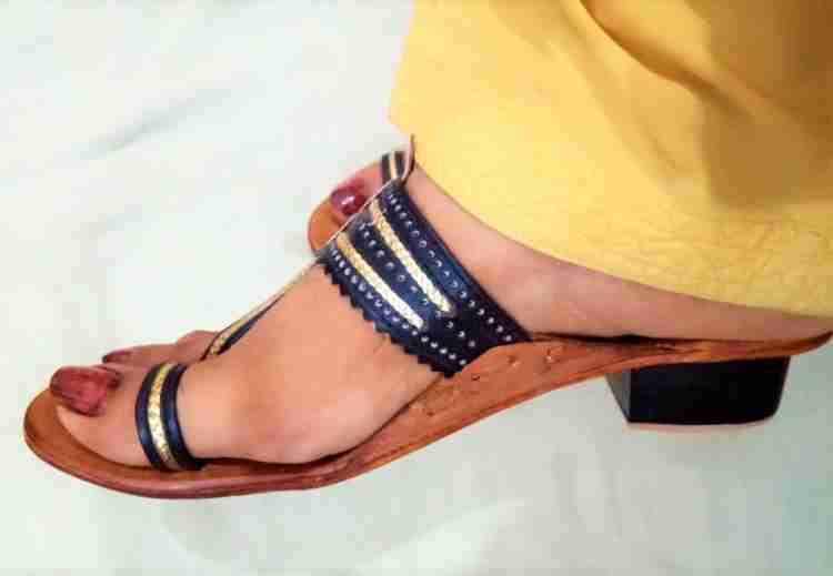 Kolhapuri sales chappal heels