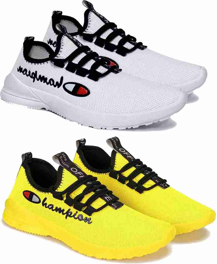Blasco Supreme Champion COMBO Arni 101 Wht Arni 101 Ylw Sports and Running Walking shoes for Men Running Shoes For Men Buy Blasco Supreme Champion COMBO Arni 101 Wht Arni
