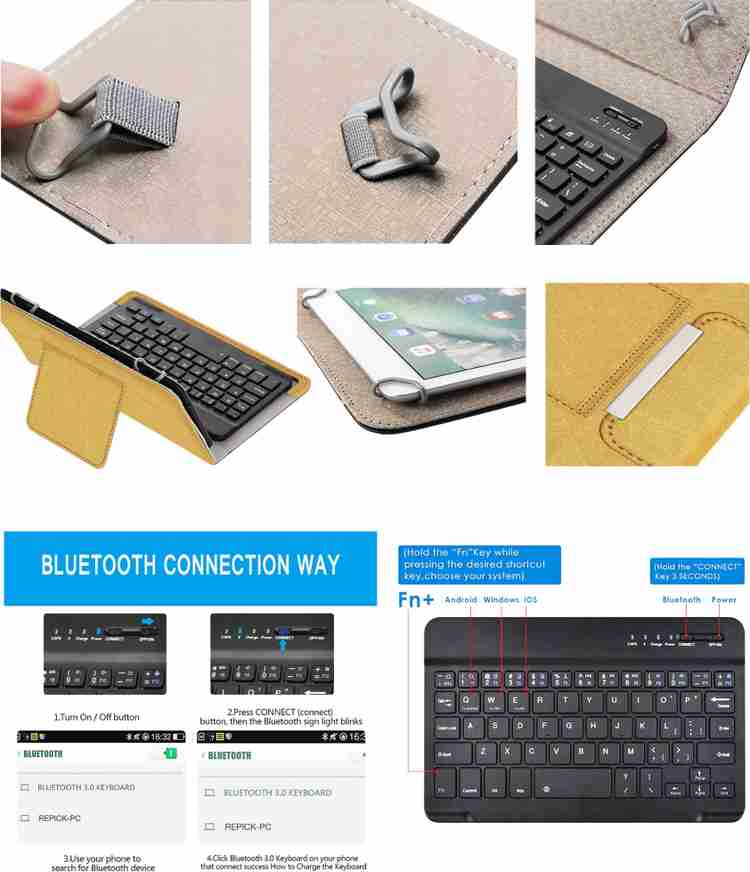 ACM Keyboard Case for Samsung Galaxy Tab Active 2 Sm T395nzka
