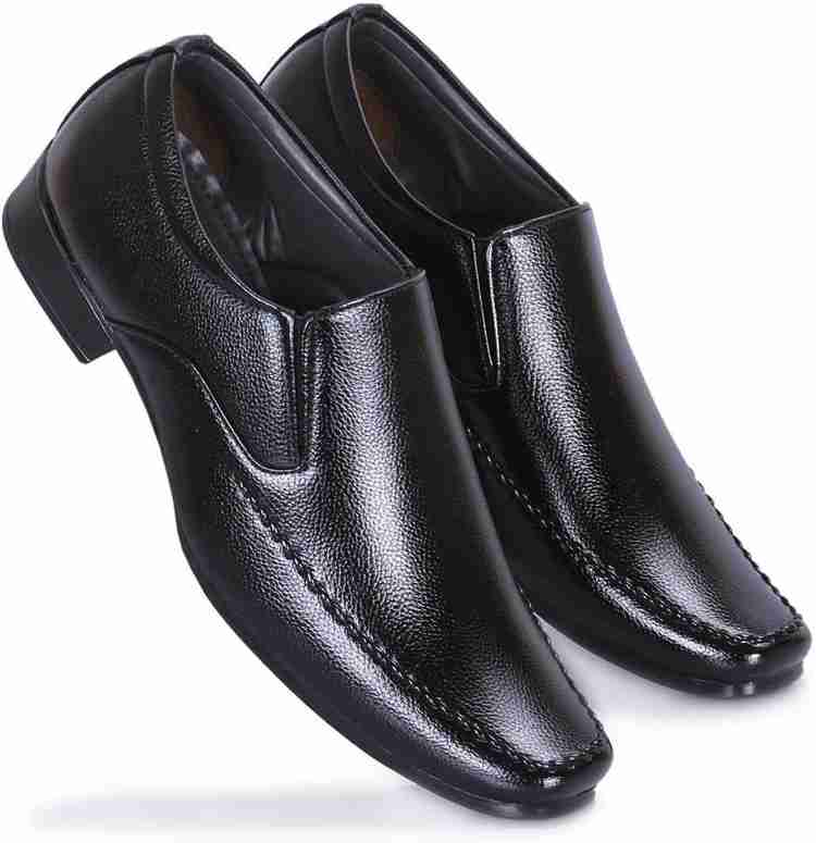 HEAVENDEER Men Synthetic Leather Office Black Formal Shoes Slip On For Men Slip On For Men Buy HEAVENDEER Men Synthetic Leather Office Black Formal Shoes Slip On For Men Slip On