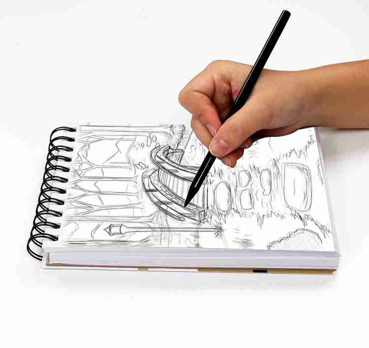 Artyscale Artists Spiral-Bound Sketch Book, 160 GSM, A5 Size Book For  Sketch & Doodling Sketch Pad Price in India - Buy Artyscale Artists  Spiral-Bound Sketch Book