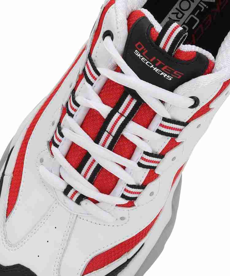 Skechers d'lites best sale 3 mens red