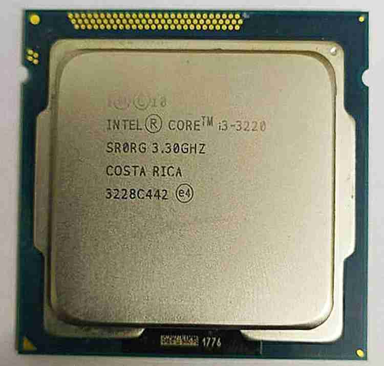 Intel I3 3220 3.3 GHz LGA 775 Socket 2 Cores 4 Threads 3 MB Smart Cache Desktop Processor Intel Flipkart