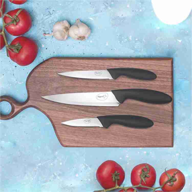 Pigeon by Stovekraft Stainless Steel Kitchen Knives Set, 3-Pieces,  Multicolor