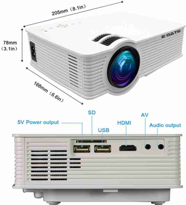 L9 Egate 7000 Lumens Pro Full HD LED Projector at Rs 21990/piece, Egate  Projectors in Bengaluru