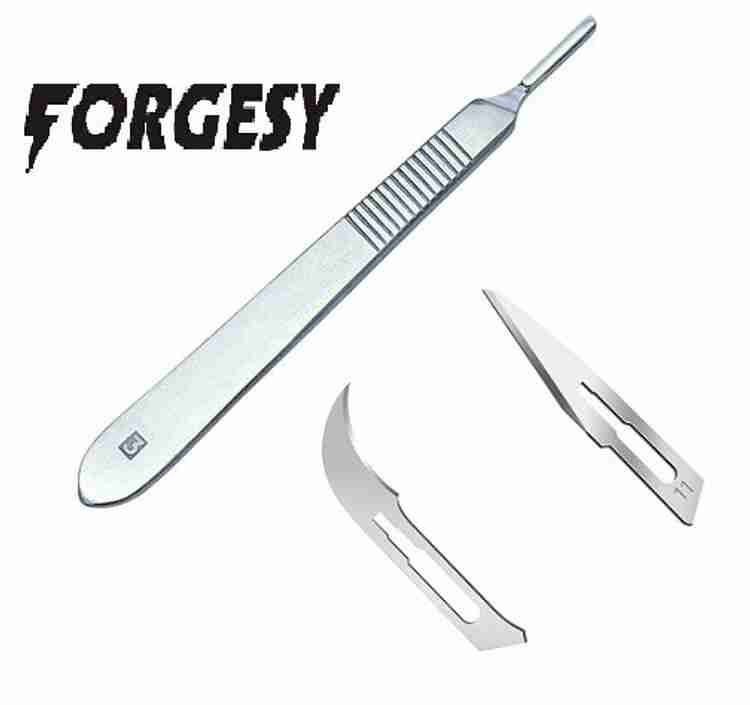Forgesy Bard Parker Handle NO. 3 with 11 no. blade Surgical Scalpel Price in India Buy Forgesy Bard Parker Handle NO. 3 with 11 no. blade Surgical Scalpel online at Flipkart
