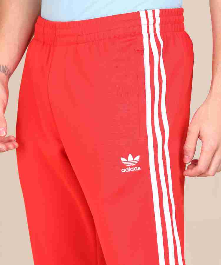 ADIDAS ORIGINALS Solid Men Red Track Pants - Buy ADIDAS ORIGINALS Solid Men  Red Track Pants Online at Best Prices in India