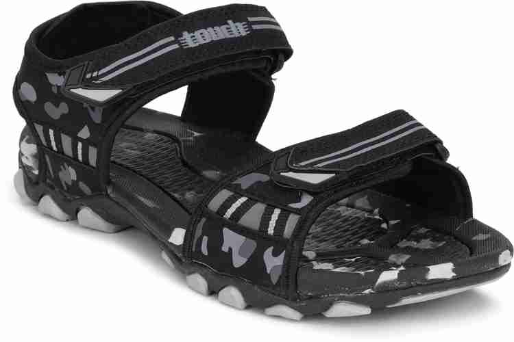 Lakhani touch Men Black Sports Sandals Buy Lakhani touch Men