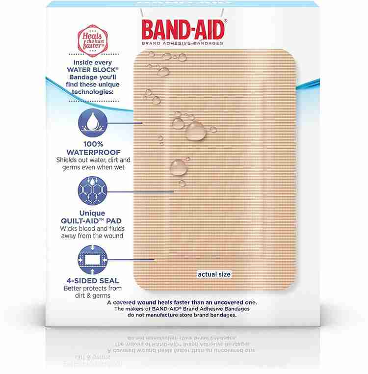 Waterproof top band aid