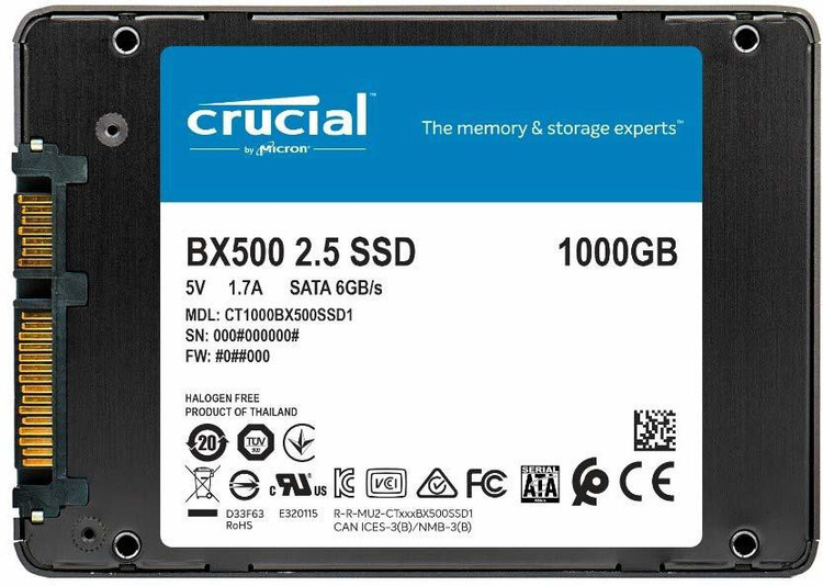 新品 未開封 Crucial BX500 1TB（1000GB） SSD Amazon | Crucial クルーシャル SSD 1TB(1000GB) BX500 SATA3