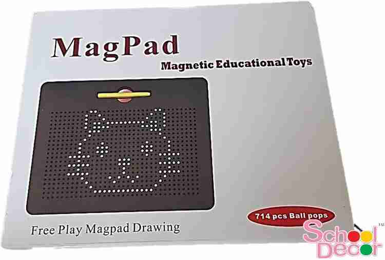 School Decor Non Toxic Safe Doodle Mag Tab Red Color. Colorful Mag