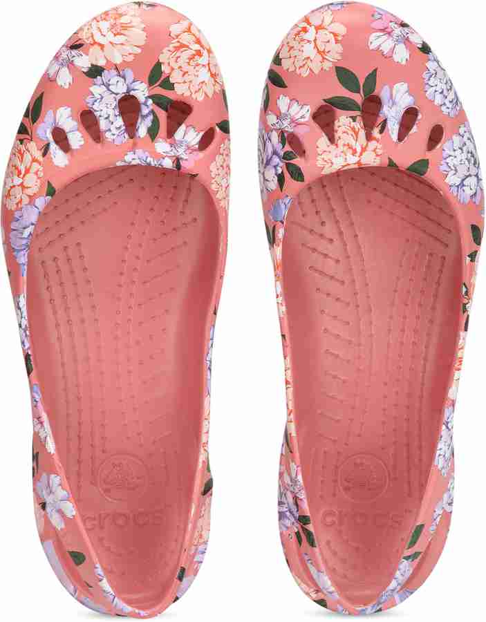 Floral crocs deals
