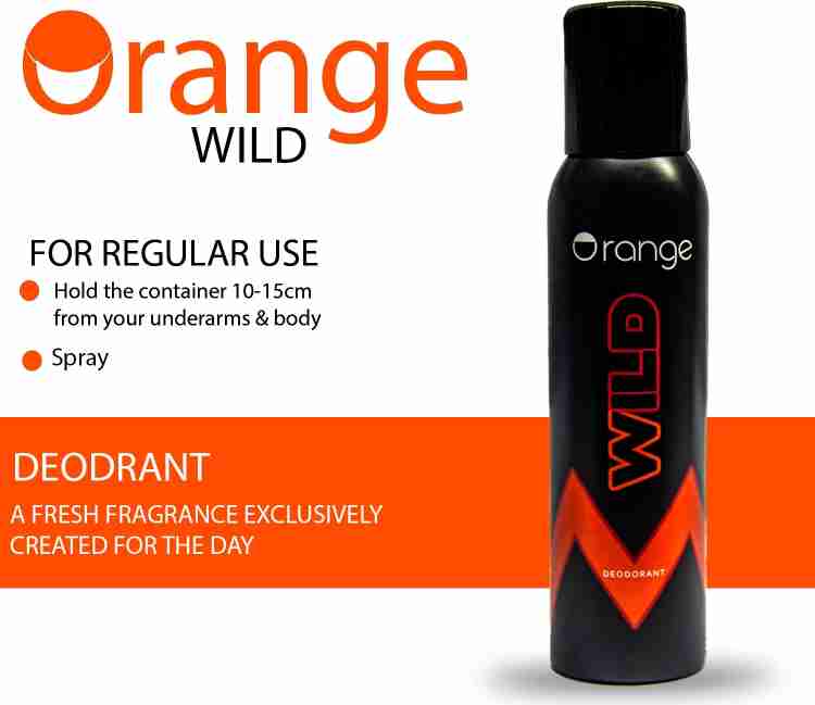 ORANGE Wild Men's Deodorant Deodorant Spray - For Men - Price in