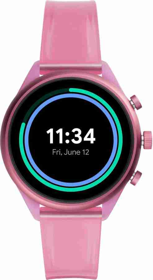 Fossil smartwatch pink clearance
