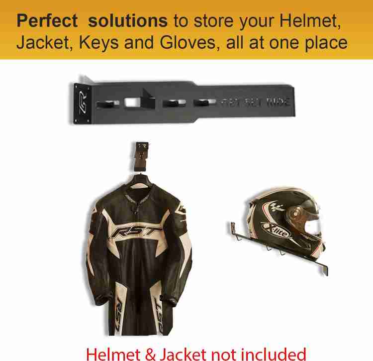 Helmet holder for wall discount