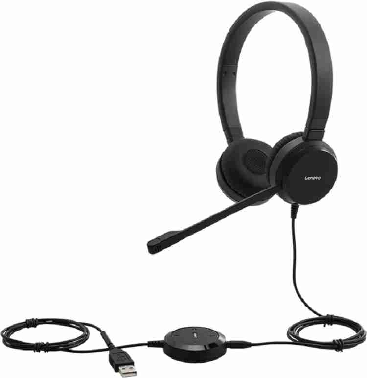 Lenovo Pro Wired Stereo VOIP Headset Bluetooth Wired Headset