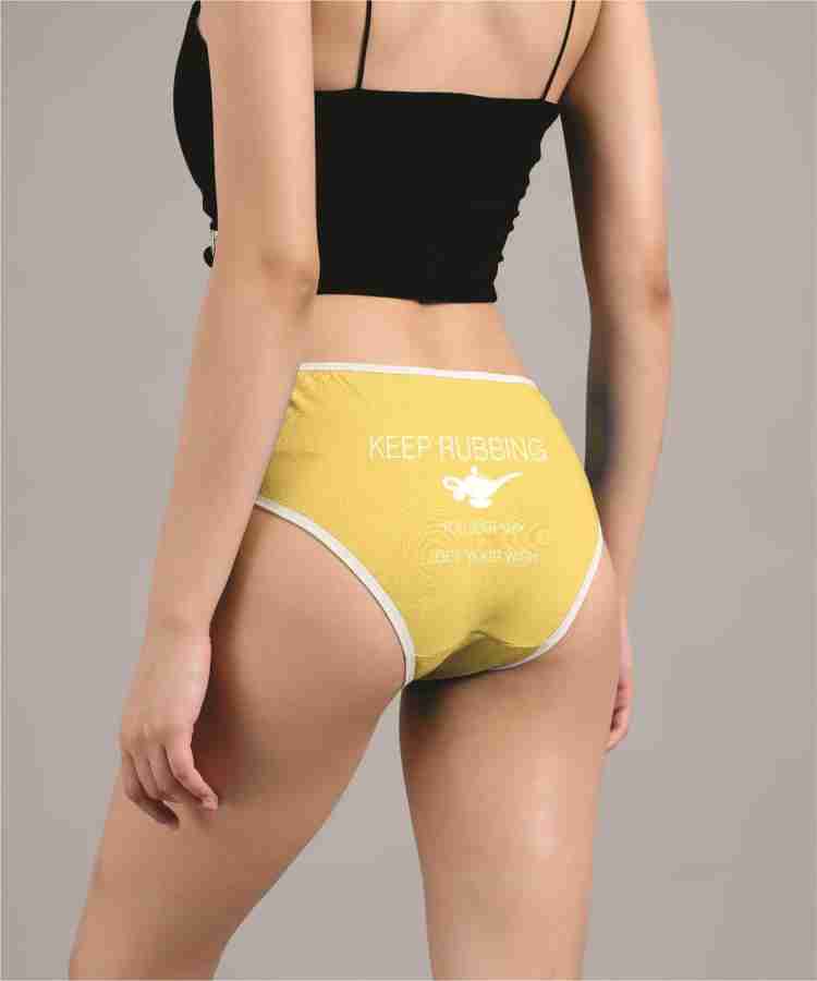 INNER SKIN Women Hipster Yellow Panty - Buy INNER SKIN Women Hipster Yellow  Panty Online at Best Prices in India