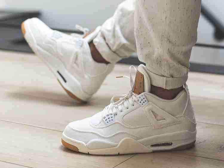 Air jordan shop 4 retro bianche