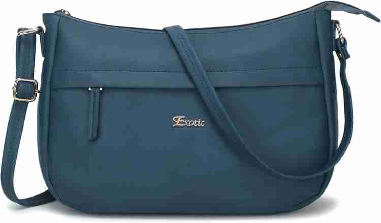 Exotic Blue Sling Bag SLBG 400 BLUE BLUE Price in India Flipkart