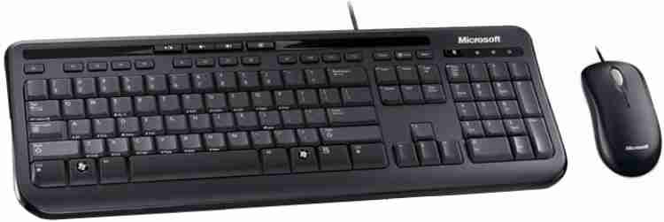 Microsoft Wired Desktop 600 USB 2.0 Keyboard and Mouse Combo