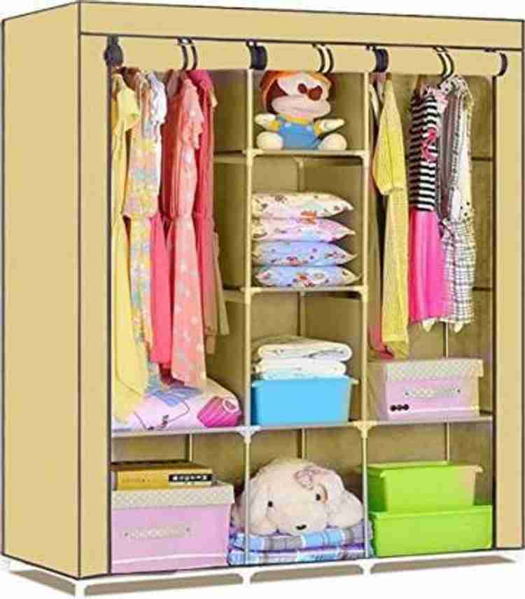 Ketsaal 8 Layer Portable PVC Collapsible Wardrobe Price in India