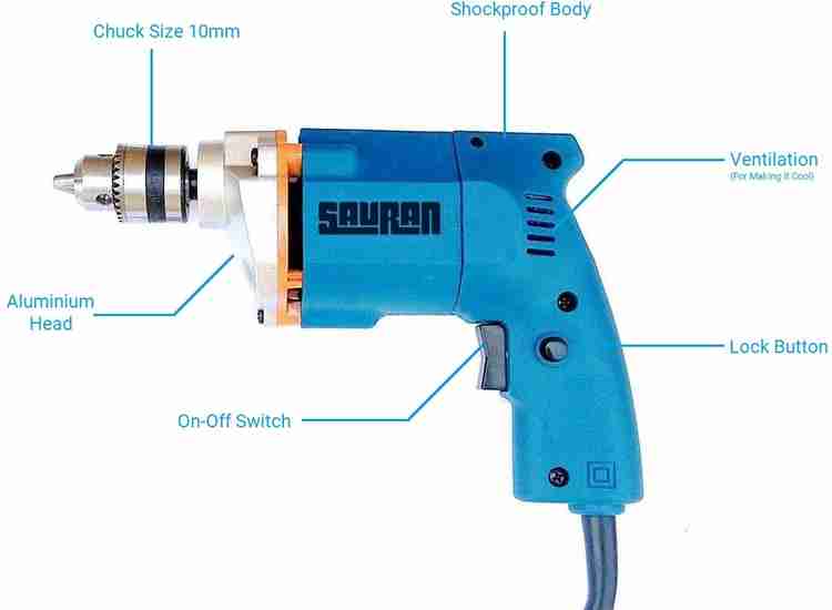 Sauran Bluetec alpha Drill machine with 6 months warranty 10mm